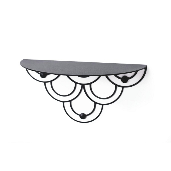 Półka Husk / PS Black - POLYHEDRA